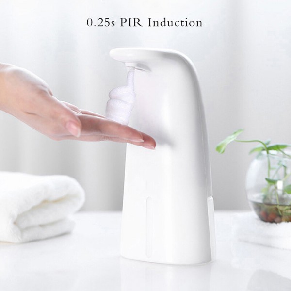 X3 Auto PIR Induction Liquid Soap Foaming Dispenser 250ml Toushless Infrared Sensor Hand Washer Family Sterilization