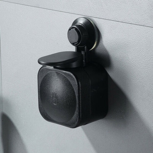  Wall-mounted Soap Dispenser Liquid Shampoo Lotion Hand-pushed Dispenser Bathroom Hand Washer - White