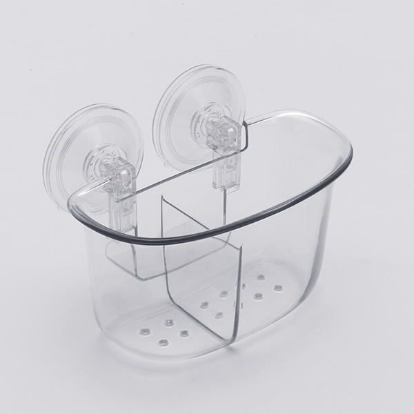 KC-FT88 Double Strong Vacuum Suction Cup  Storage Box Rack Bathroom Shelf Wall Stand Rack