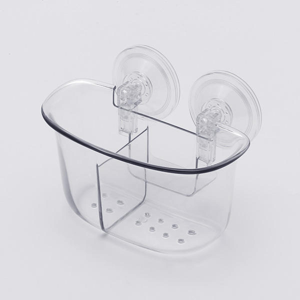 KC-FT88 Double Strong Vacuum Suction Cup  Storage Box Rack Bathroom Shelf Wall Stand Rack