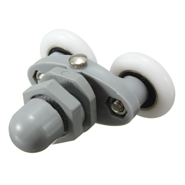 4PCS Twin Bottom Top Shower Door Rollers Pulleys Wheels Runner Slider 20mm Shower Faucet Accessories - 23mm
