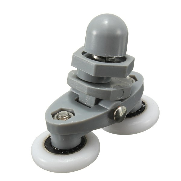4PCS Twin Bottom Top Shower Door Rollers Pulleys Wheels Runner Slider 20mm Shower Faucet Accessories - 23mm