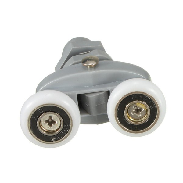 4PCS Twin Bottom Top Shower Door Rollers Pulleys Wheels Runner Slider 20mm Shower Faucet Accessories - 23mm