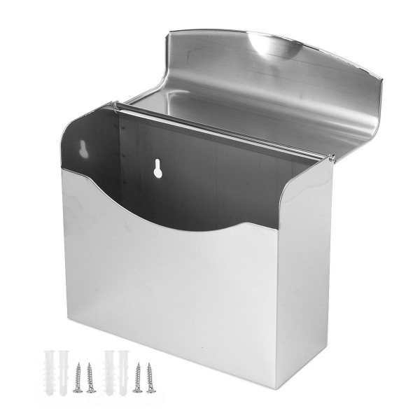 Stainless Steel Towel Dispenser Toilet Paper Holder Kitchen Bath Shelf Holder 