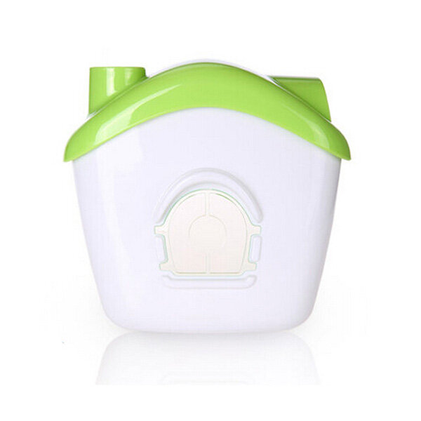 Creative Toilet Roll Paper Holder Paper Box With Mobile Phone Rack - Green