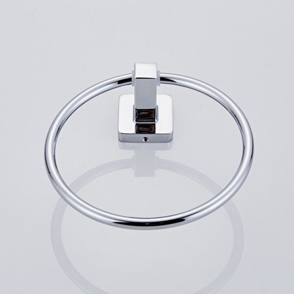Stainless Steel Paper Tissue Holder Rack Hanger Towel Ring Wall Mounted Shelf - #1