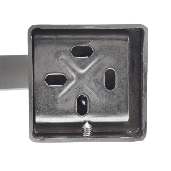 Stainless Steel Toilet Paper Holder Storage Shelf Wall Mounted Bathroom Rack - Light silver