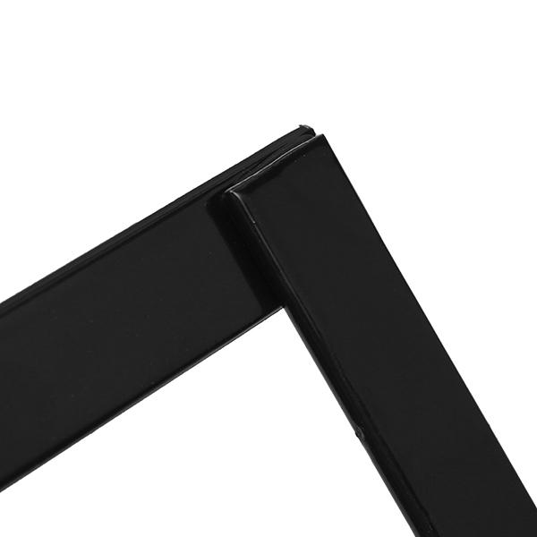 Stainless Steel Roll Paper Rack Restaurant Kitchen Cabinet Door Back Type Towel Cloth Rack Hanger  - Black