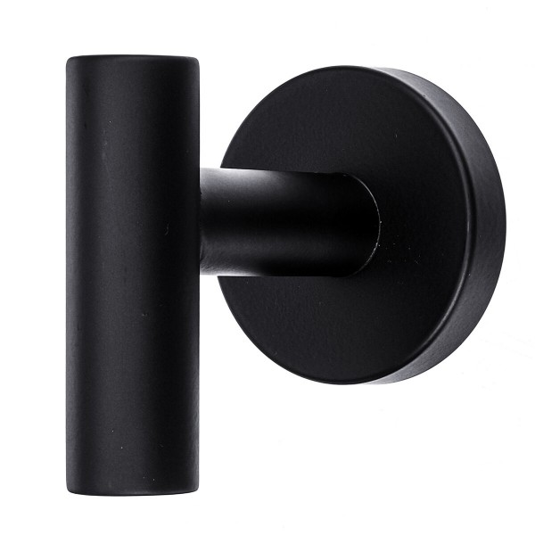 Wall Robe Hook Paper Holder Towel Rails Racks Single Bar Towel Holder - Silver