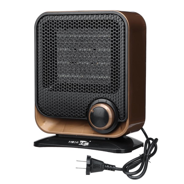 220V 1500W Electric Fan Heater Low-noise Adjustable Temperature Controller 3 Color to Choose - Orange
