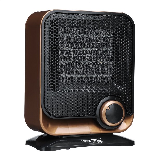 220V 1500W Electric Fan Heater Low-noise Adjustable Temperature Controller 3 Color to Choose - Orange