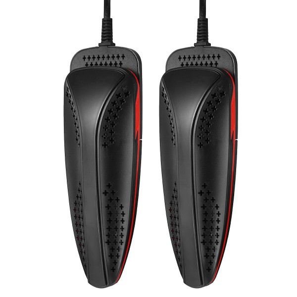 20W 110V/220V Electric Shoe Dryer Foot Protector Boot Odor Deodorant Shoes Drier Heater - Black 110V US Plug