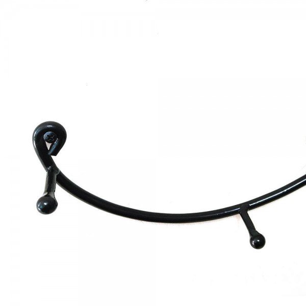 BR-03 Utility 5 Hooks Single Iron Household Storage Hook Rack Key Coat Towel Wall Hook Rack