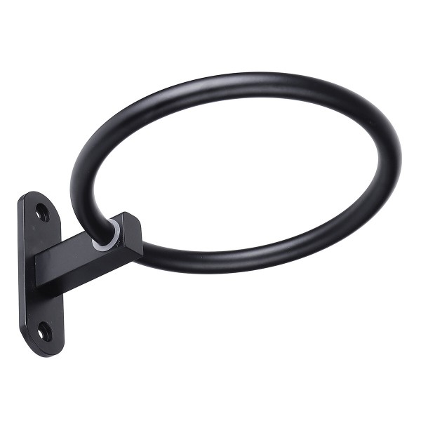 Space Aluminium Hand Round Towel Hanging Ring Wall Mounted Bathroom Rack Holder - #2