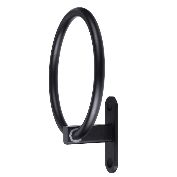Space Aluminium Hand Round Towel Hanging Ring Wall Mounted Bathroom Rack Holder - #2
