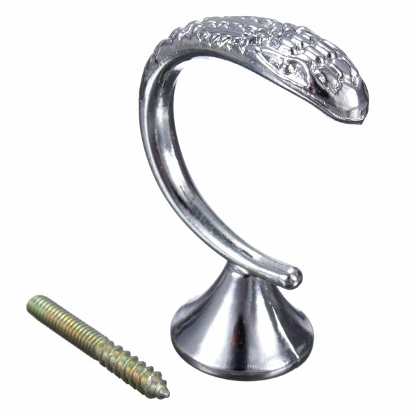 Bathroom Retro Zinc Alloy Wall Mounted Hooks Vintage Clothes Hanger - Golden