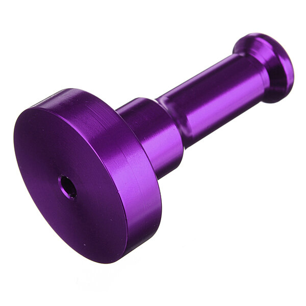 Space Aluminum Colored Single Hook Decorative Hanger - Purple