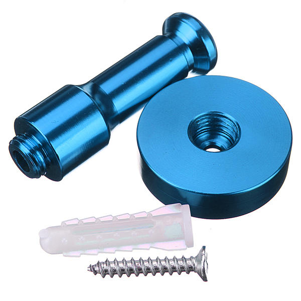 Space Aluminum Colored Single Hook Decorative Hanger - Purple