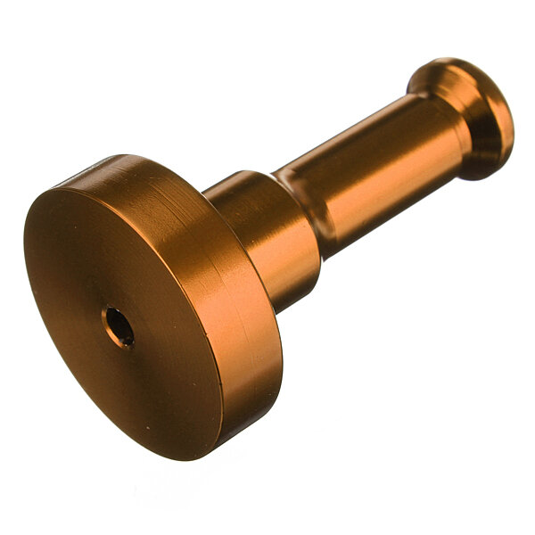 Space Aluminum Colored Single Hook Decorative Hanger - Purple