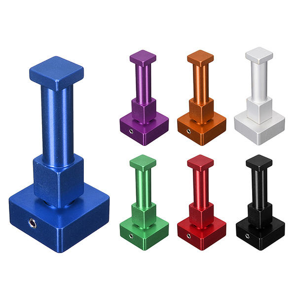Multi-colors Space Alumimum Bathroom Towel Hook Clothes Hanger Holder - Green