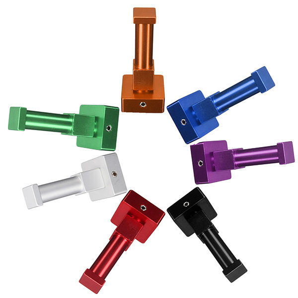 Multi-colors Space Alumimum Bathroom Towel Hook Clothes Hanger Holder - Green