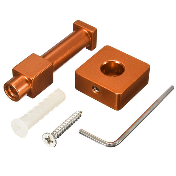 Multi-colors Space Alumimum Bathroom Towel Hook Clothes Hanger Holder - Green