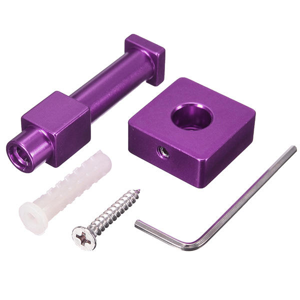 Multi-colors Space Alumimum Bathroom Towel Hook Clothes Hanger Holder - Green