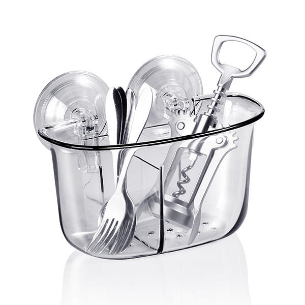 KC-FT88 Double Strong Vacuum Suction Cup  Storage Box Rack Bathroom Shelf Wall Stand Rack